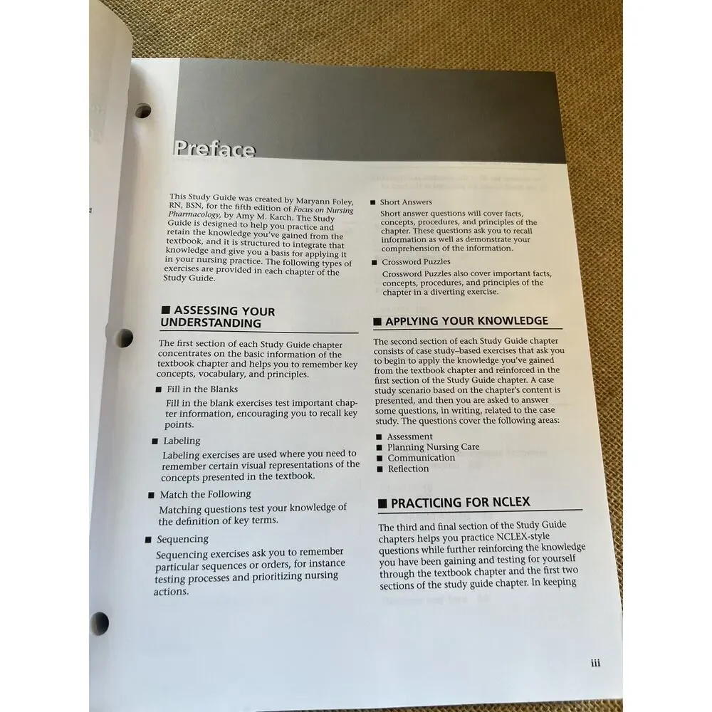 Focus On Nursing Pharmacology Study Guide